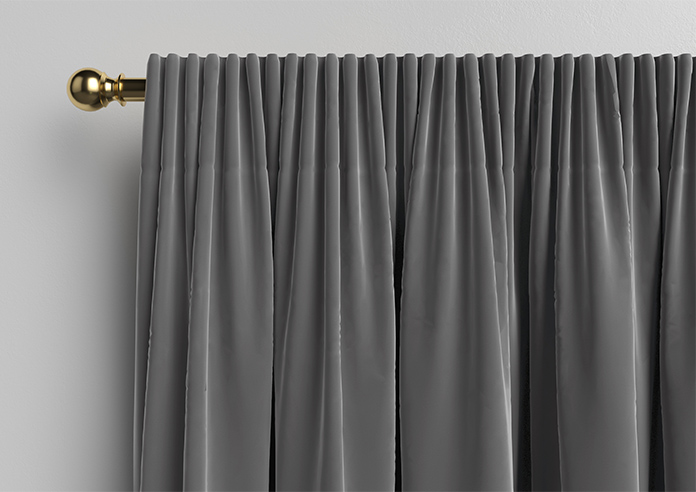 Luxe Velvet, Grey - Made to Measure Curtains - Image 10